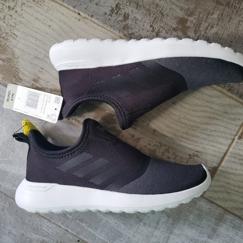 Adidas lite racer slip-on sport running size 7